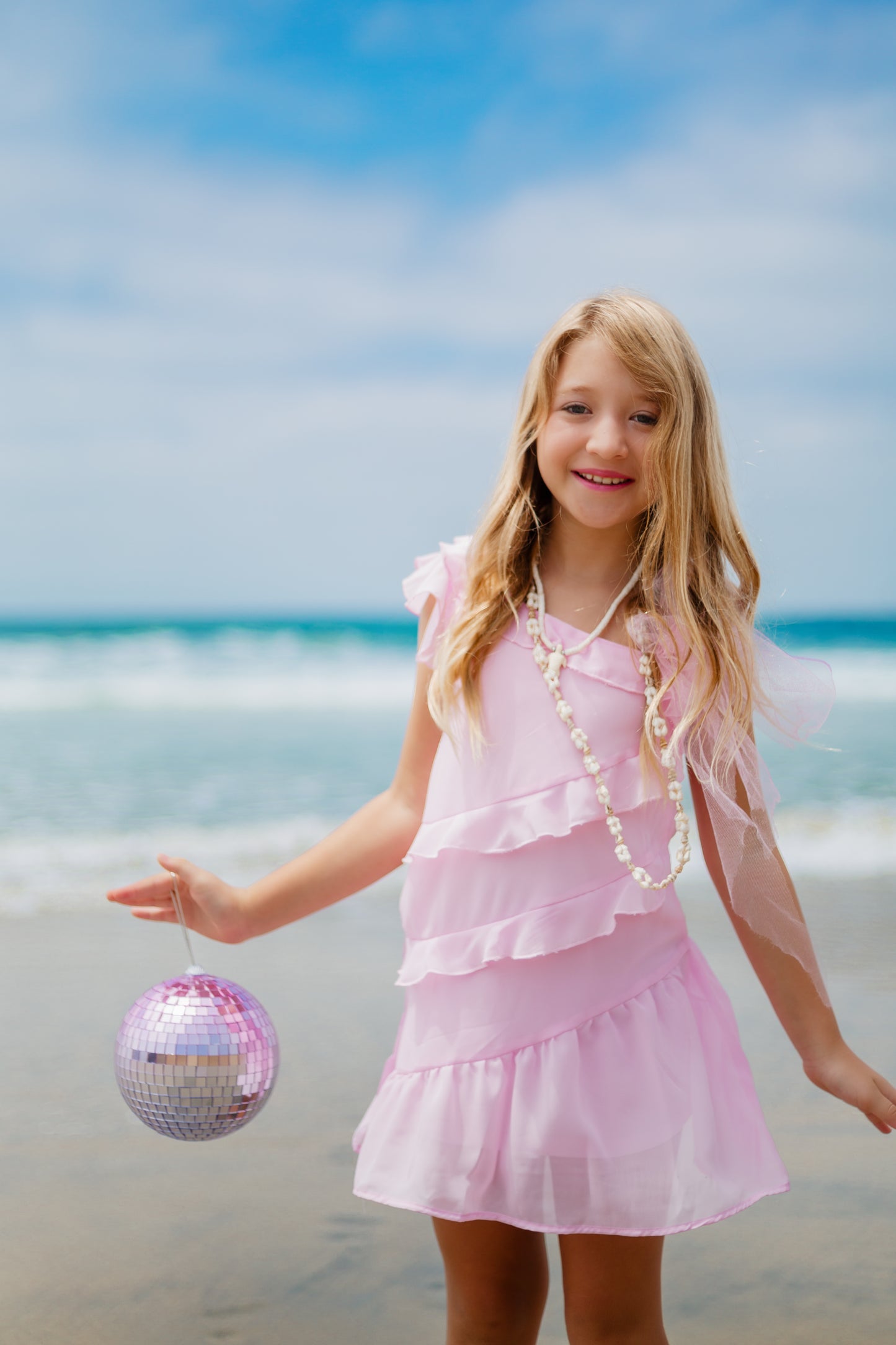 Tween One-Shoulder Ruffle Dress