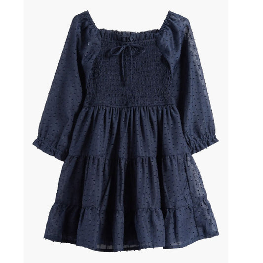 Y1242574 NAVY BEST SELLER CATALOG DRESSES FAIRE NEW TICKTOK TWEEN VERISHOP
