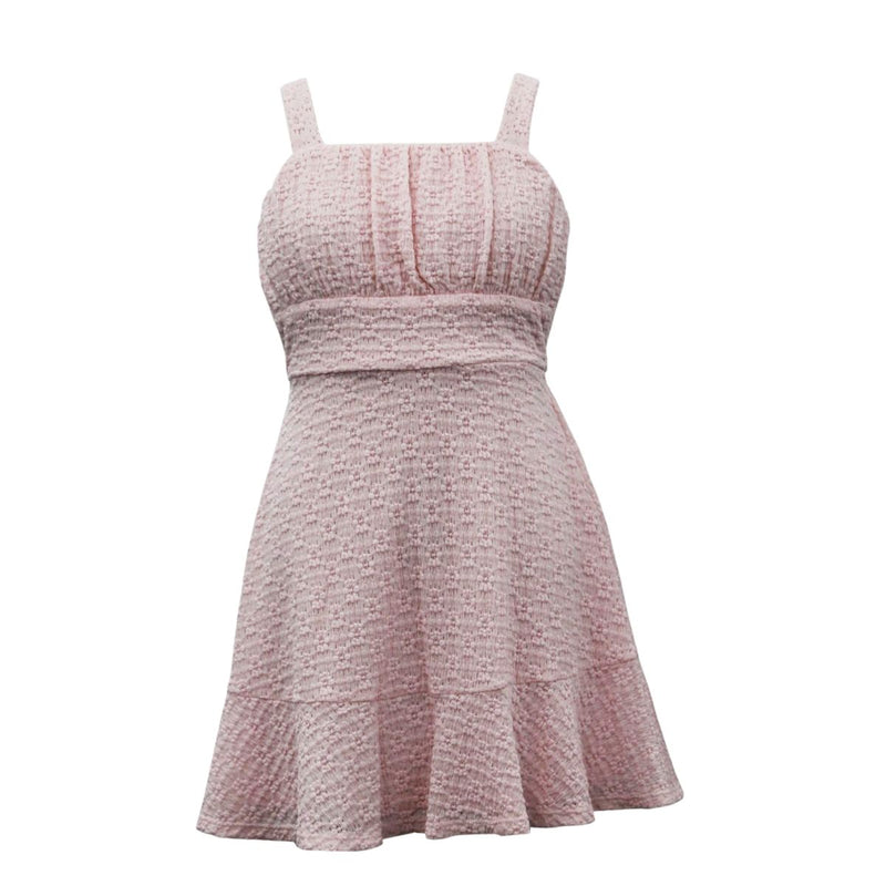 Tween Stretch Lace Emma Ruffle Dress
