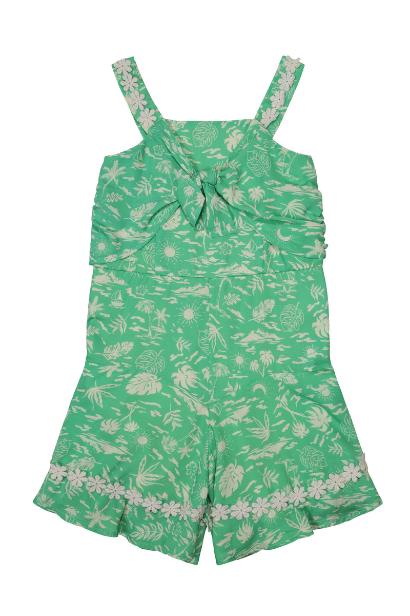 Tween Knot Front Romper