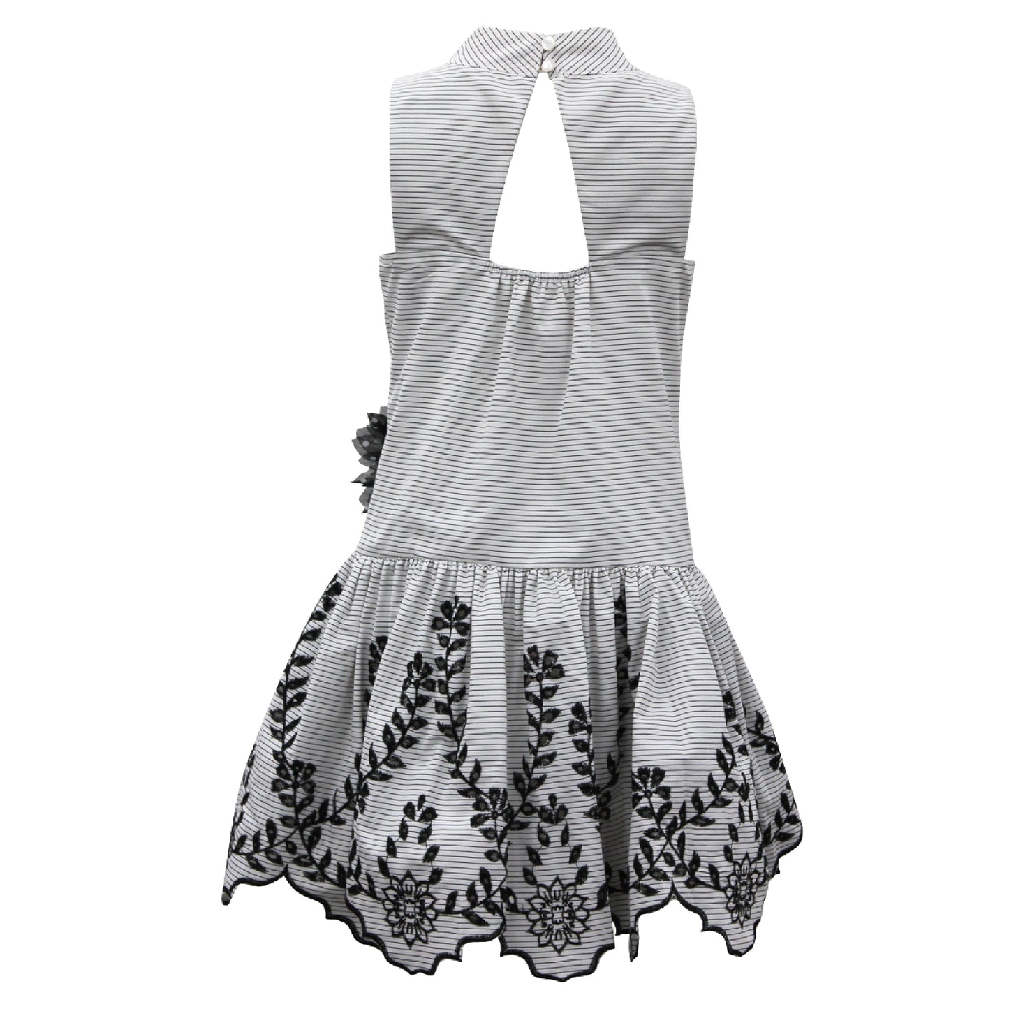 Girls Drop Waist Polka Dot Dress