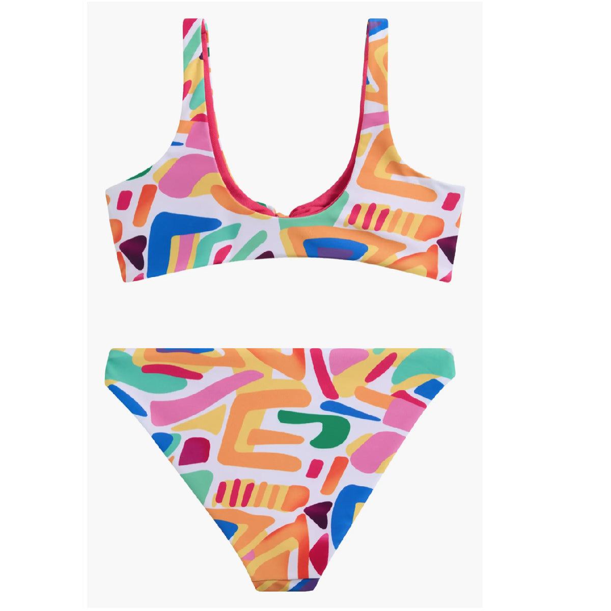Tween Geo Knot Two-Piece Swimsuit