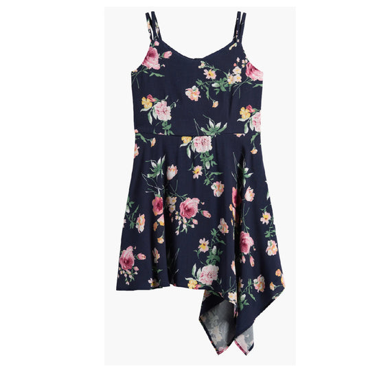 Tween Asymmetric Sleeveless Dress