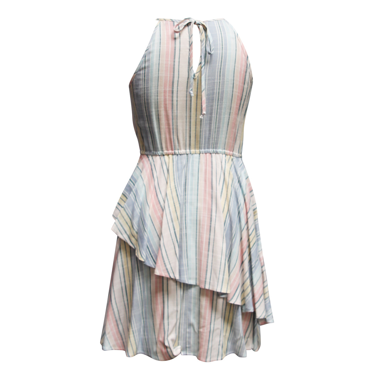Stripe Peplum Dress