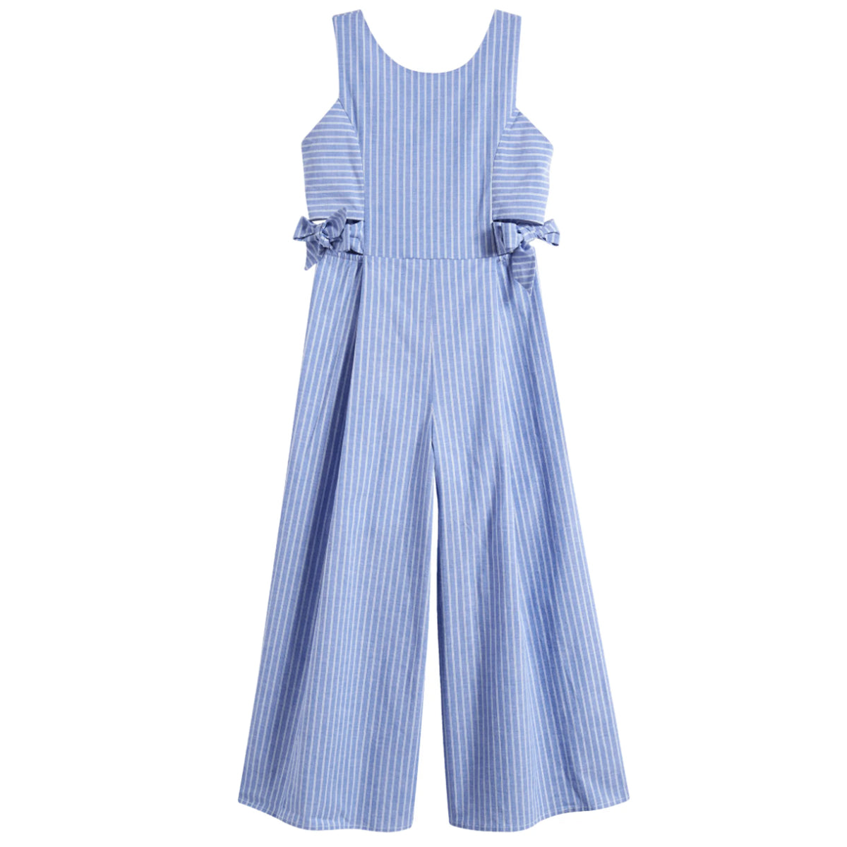 Cutout Stripe Jumpsuit