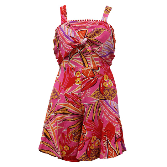 Tween Knot Front Romper