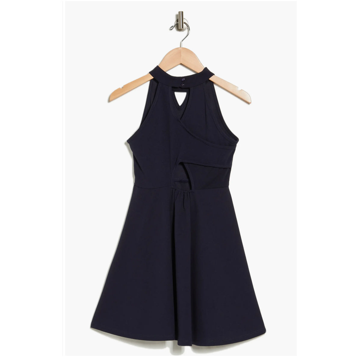 Tween Crepe Cutout Fit & Flare Dress