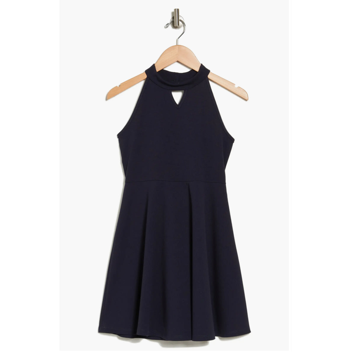 Tween Crepe Cutout Fit & Flare Dress