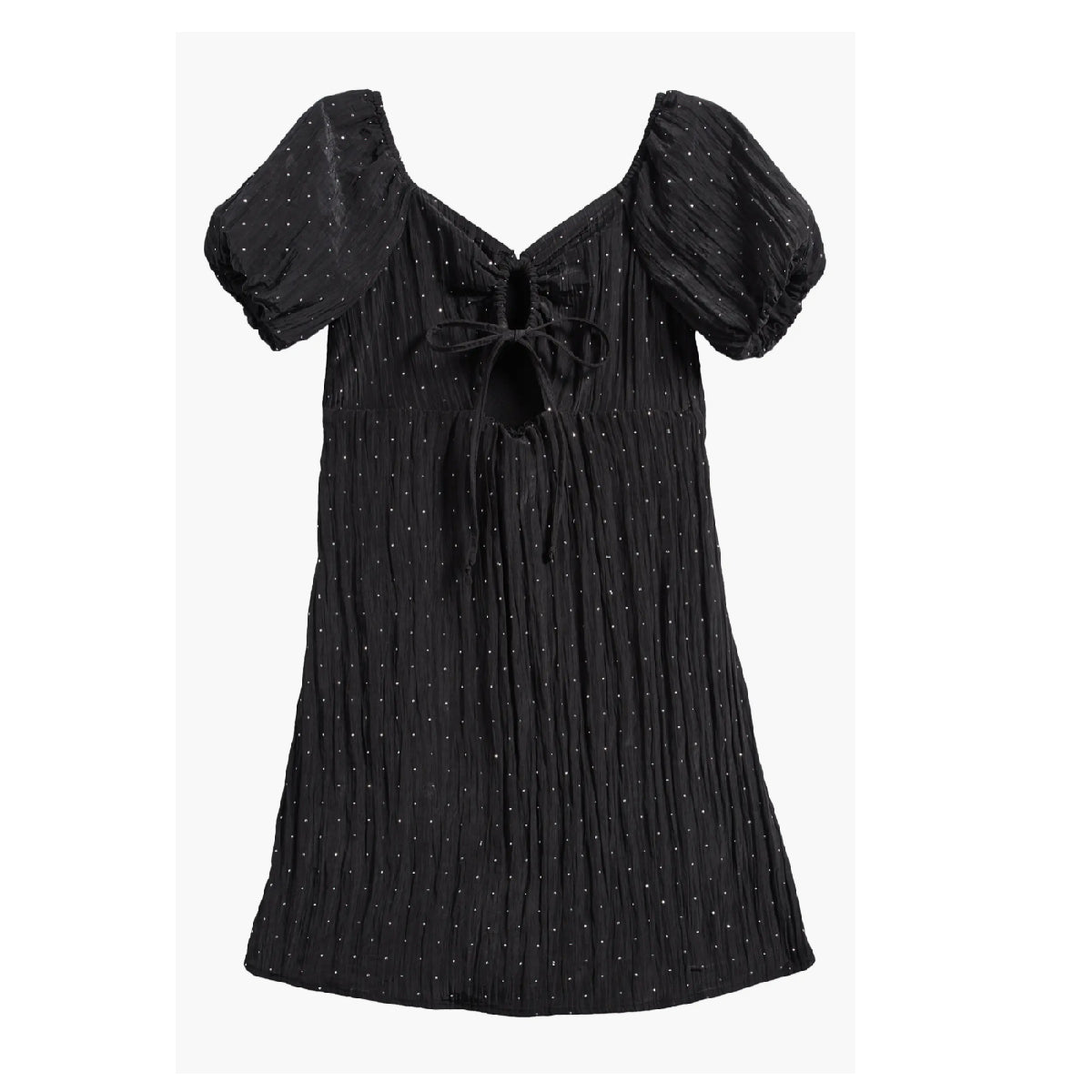 Tween Rhinestone Cutout Taffeta Party Dress