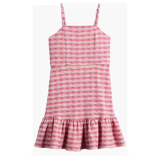 Tween Ruffle Bouclé Party Dress