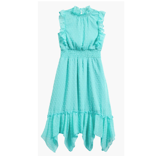 Tween Clip Dot Hankey Maxi Dress