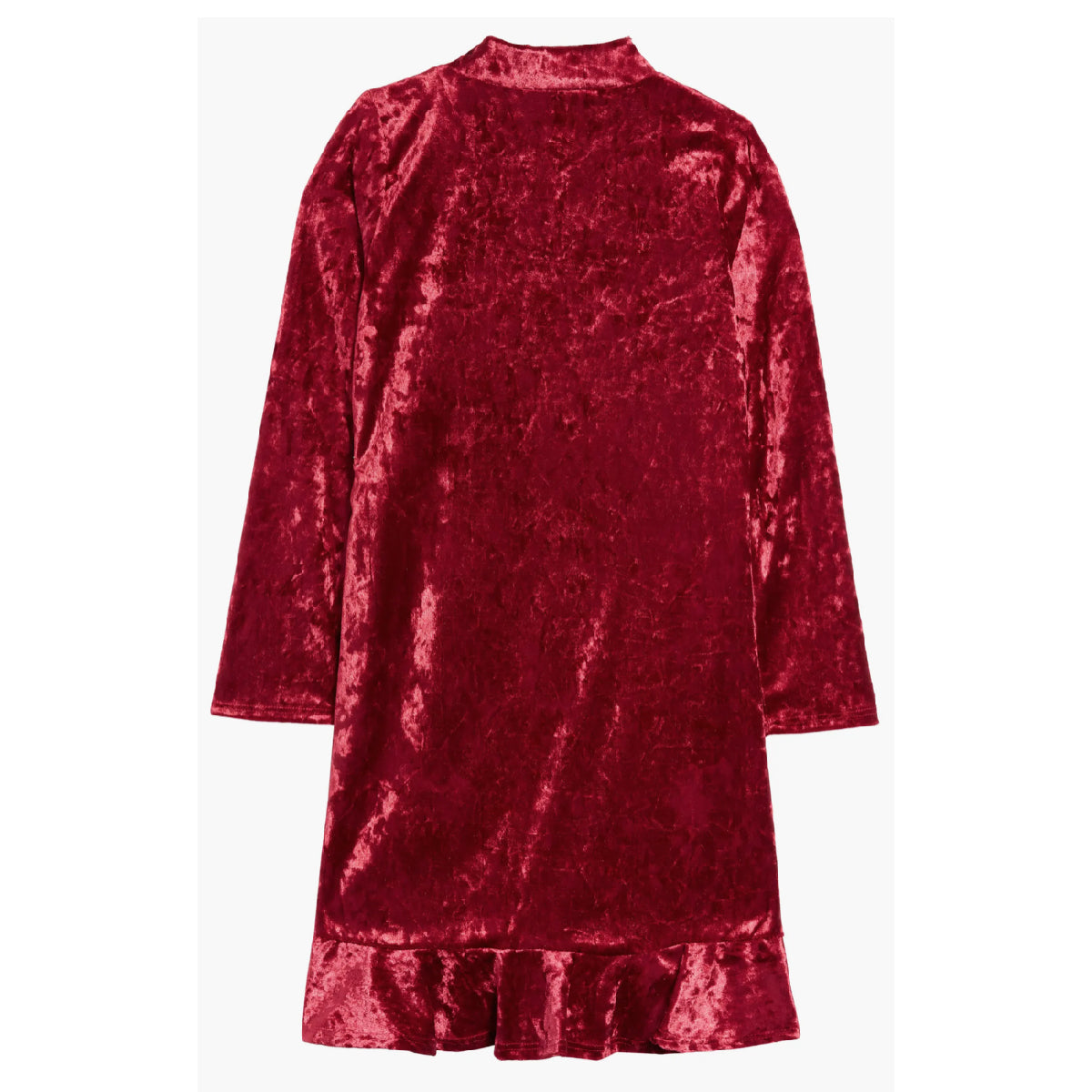Tween Crushed Velvet Wrap Dress