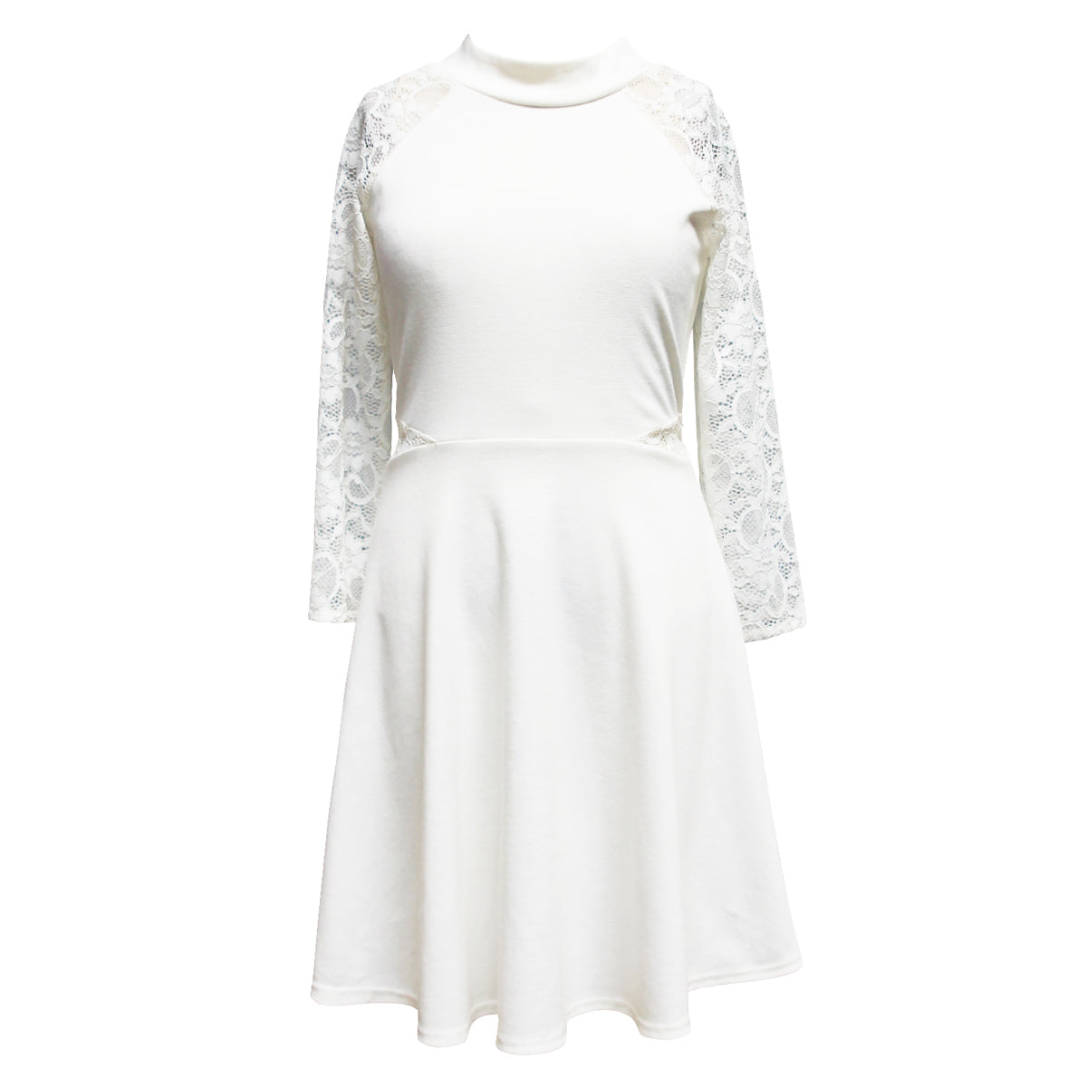 Tween Lace Ponte Skater Dress – Ava and Yelly - Main Image