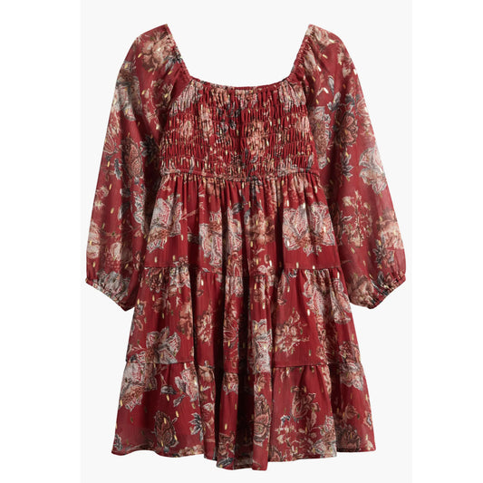 Tween Smocked Babydoll Dress