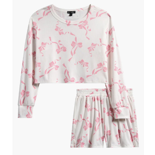 Tween Long Sleeve Top & Shorts Set