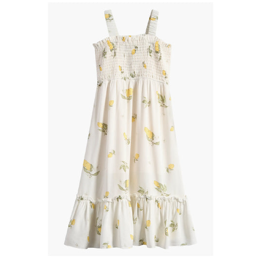 Girls Smocked Tiered Sundress