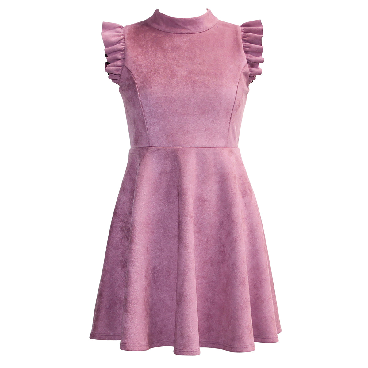Mock Neck Skater Dress