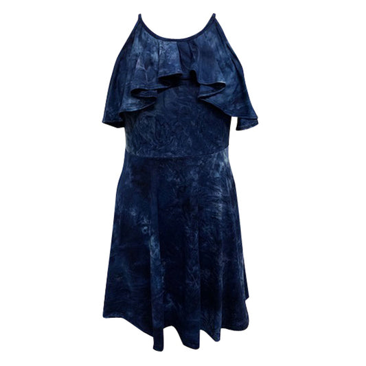 Tween Ruffle Tie Dye Sleeveless Dress