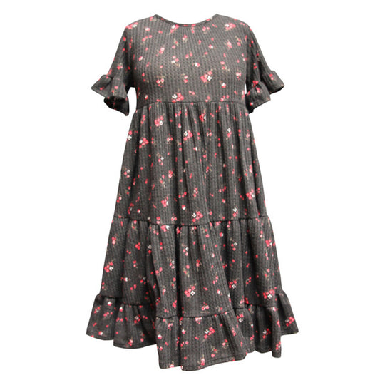 Tween Tiered Trapeze Dress