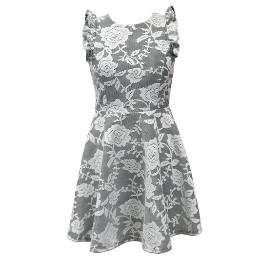 Tween Skater Dress with Keyhole