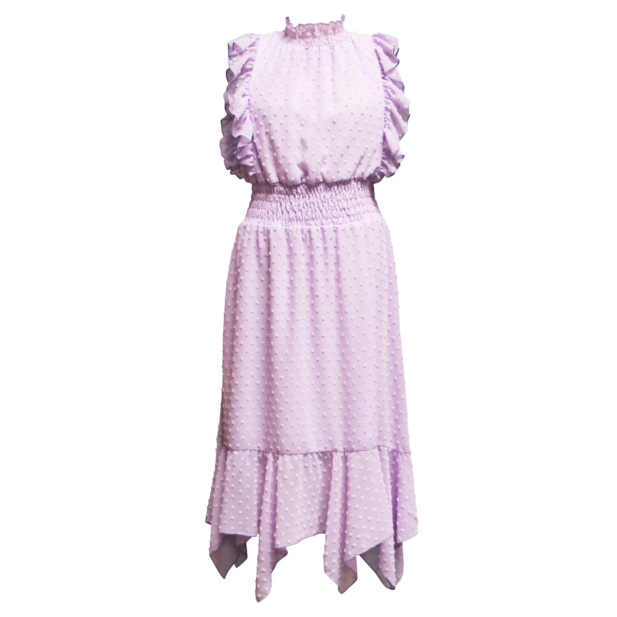 Clip Dot Hankey Maxi Dress