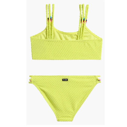 SY125018 NEON YELLOW SWIM BEST SELLER BIKINI CATALOG FAIRE NEW TICKTOK TWEEN VERISHOP