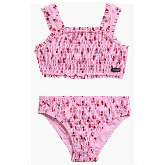 SA125031 LT. PINK SWIM BEST SELLER BIKINI FAIRE GIRLS NEW TICKTOK VERISHOP