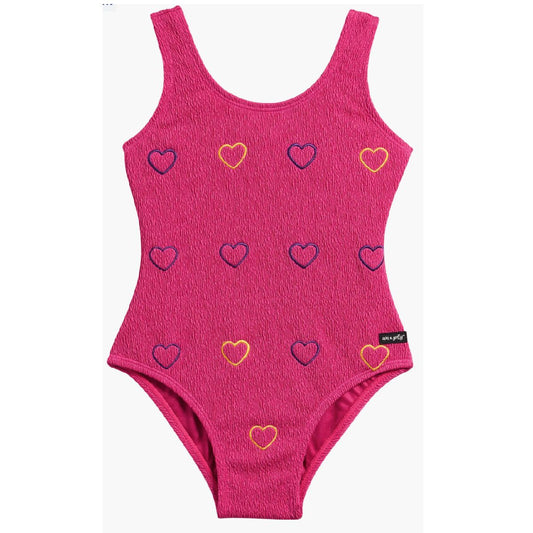 SA124001X FUSCHIA SWIM BEST SELLER CATALOG FAIRE GIRLS NEW ONE-PIECES TICKTOK VERISHOP