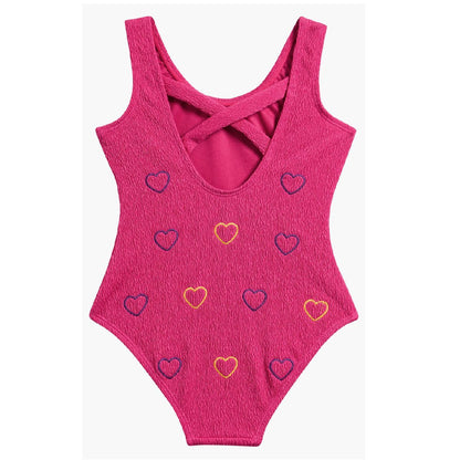 SA124001X FUSCHIA SWIM BEST SELLER CATALOG FAIRE GIRLS NEW ONE-PIECES TICKTOK VERISHOP