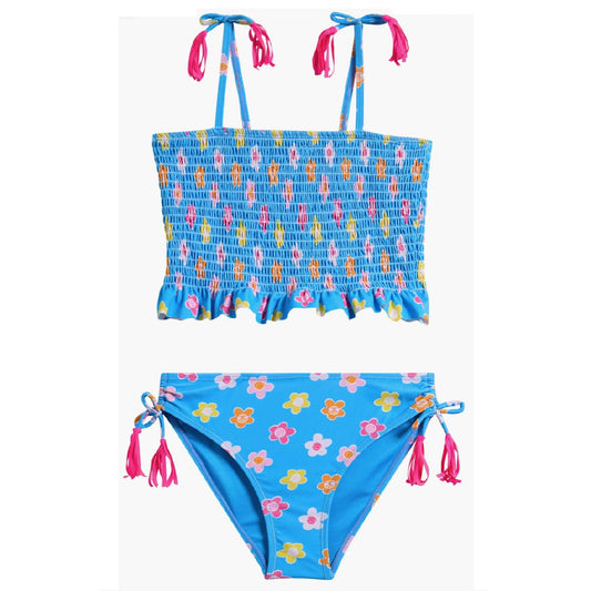 SY126061 BLUE SWIM BEST SELLER BIKINI CATALOG FAIRE NEW TICKTOK TWEEN VERISHOP