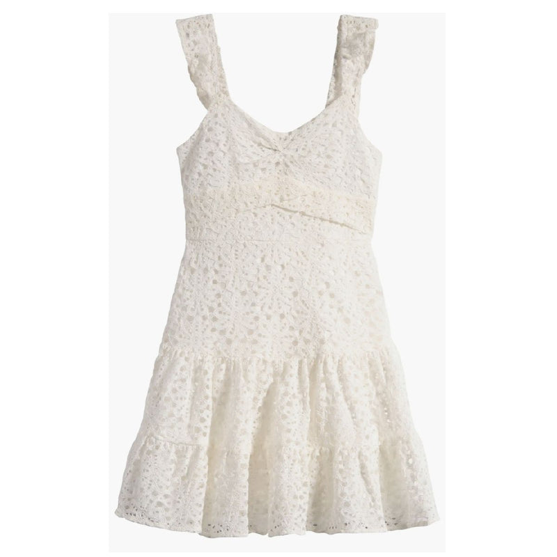 Tween Tiered Ruffle Cotton Blend Dress