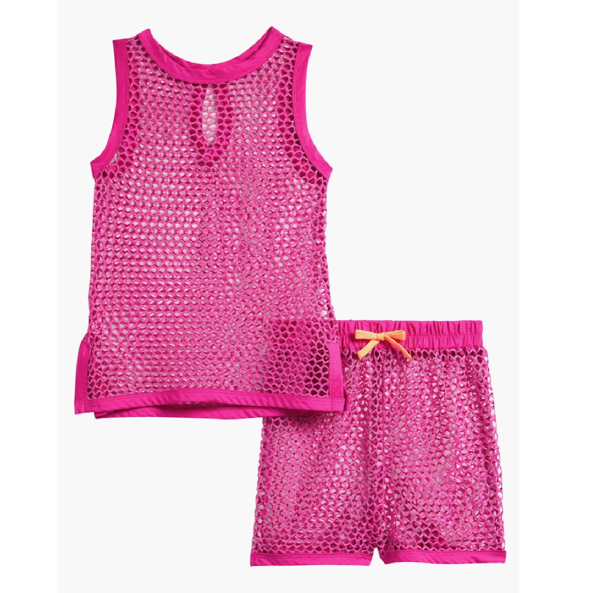 SB125039 FUCSHIA SWIM BEST SELLER CATALOG COVER-UPS FAIRE NEW TICKTOK TWEEN VERISHOP