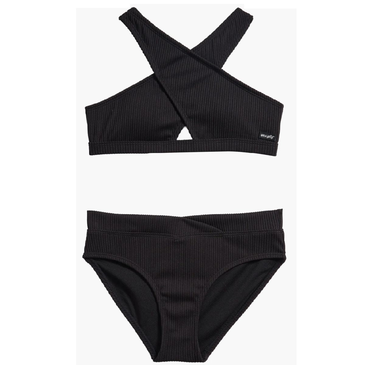 SY126054 BLACK SWIM BEST SELLER BIKINI CATALOG FAIRE NEW TICKTOK TWEEN VERISHOP