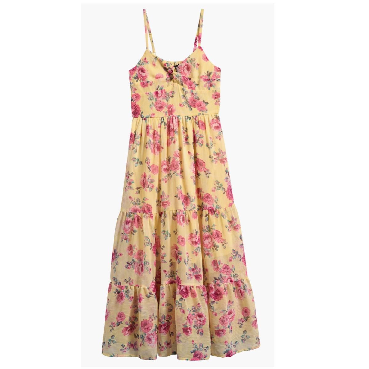 Y1263150 YELLOW BEST SELLER CATALOG DRESSES FAIRE NEW TICKTOK TWEEN VERISHOP