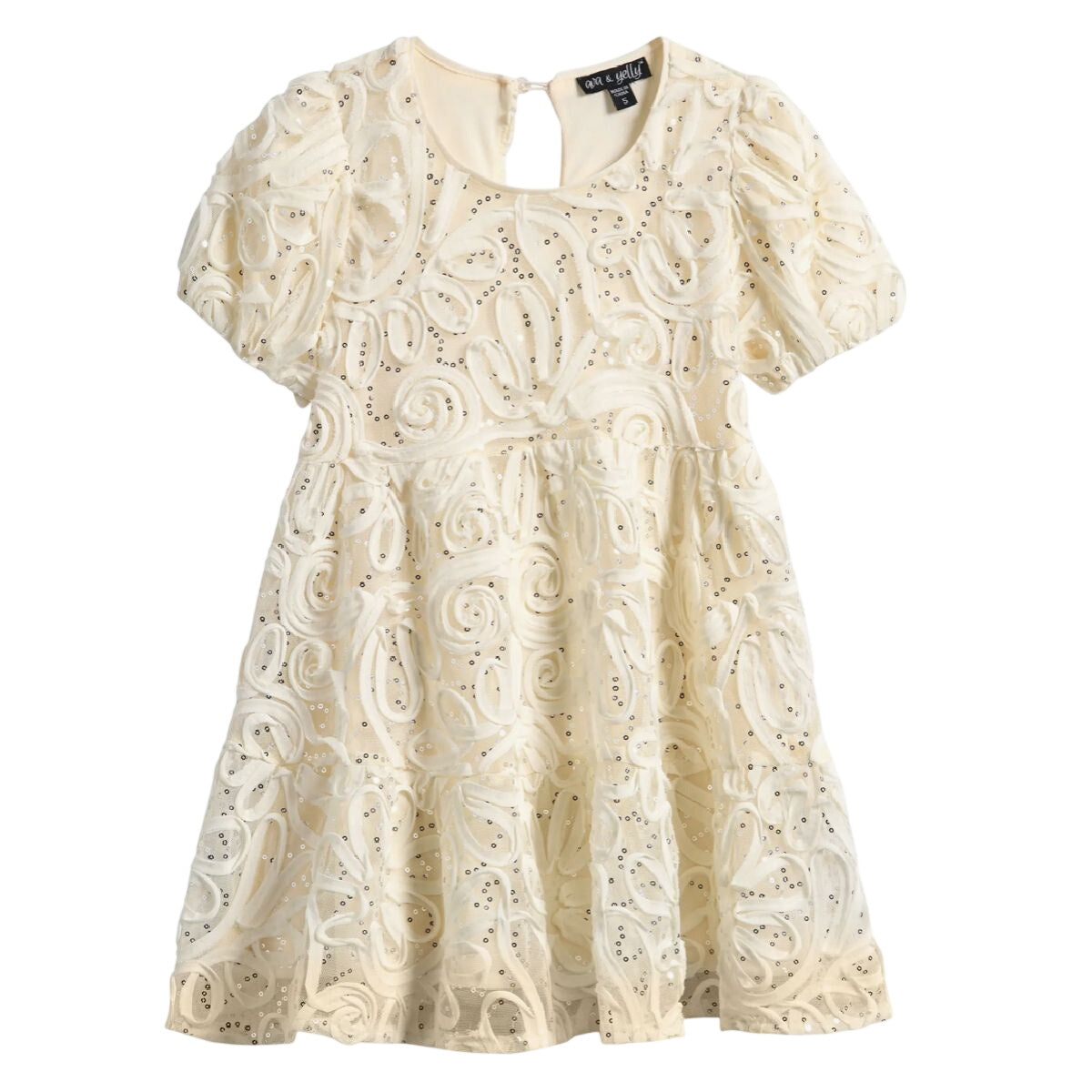F1252917 IVORY BEST SELLER CATALOG DRESSES FAIRE GIRLS NEW TICKTOK VERISHOP