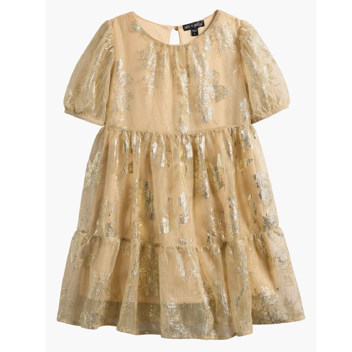 F5263070 GOLD BEST SELLER CATALOG DRESSES FAIRE GIRLS NEW TICKTOK VERISHOP