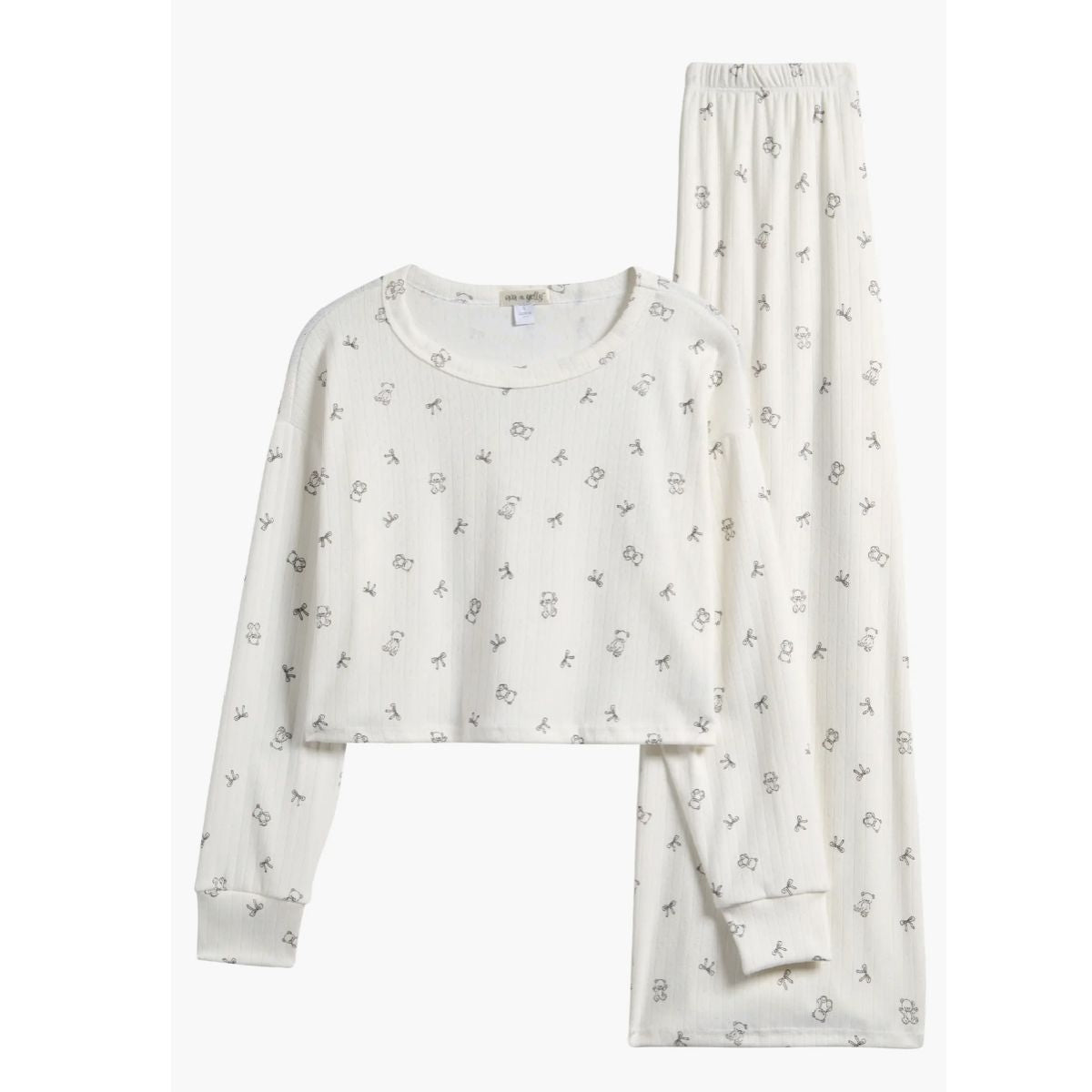 YPJ3016 GREY BEST SELLER FAIRE NEW SLEEPWEAR TICKTOK TWEEN VERISHOP