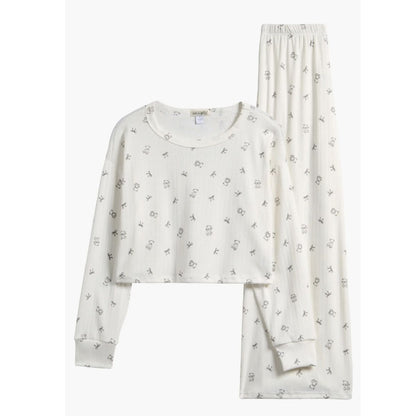 YPJ3016 GREY BEST SELLER FAIRE NEW SLEEPWEAR TICKTOK TWEEN VERISHOP