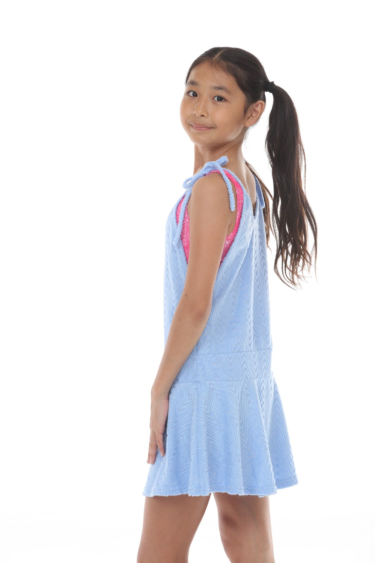 Tween Jacquard Terry Cover-Up Sundress