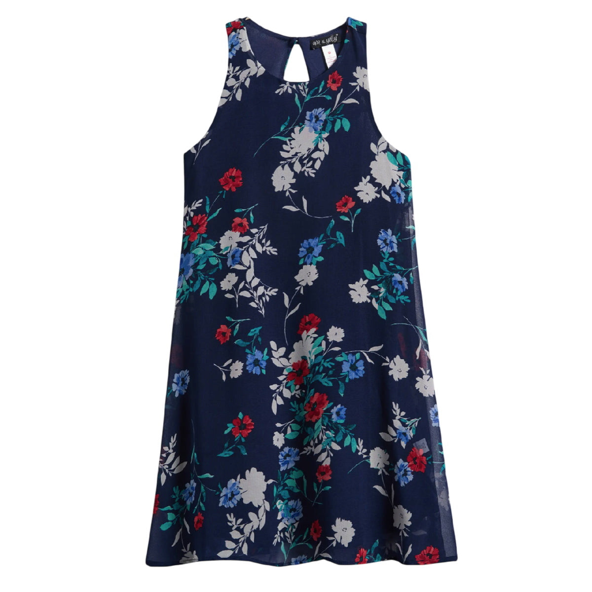 Tween Ruffle Back Skater Dress