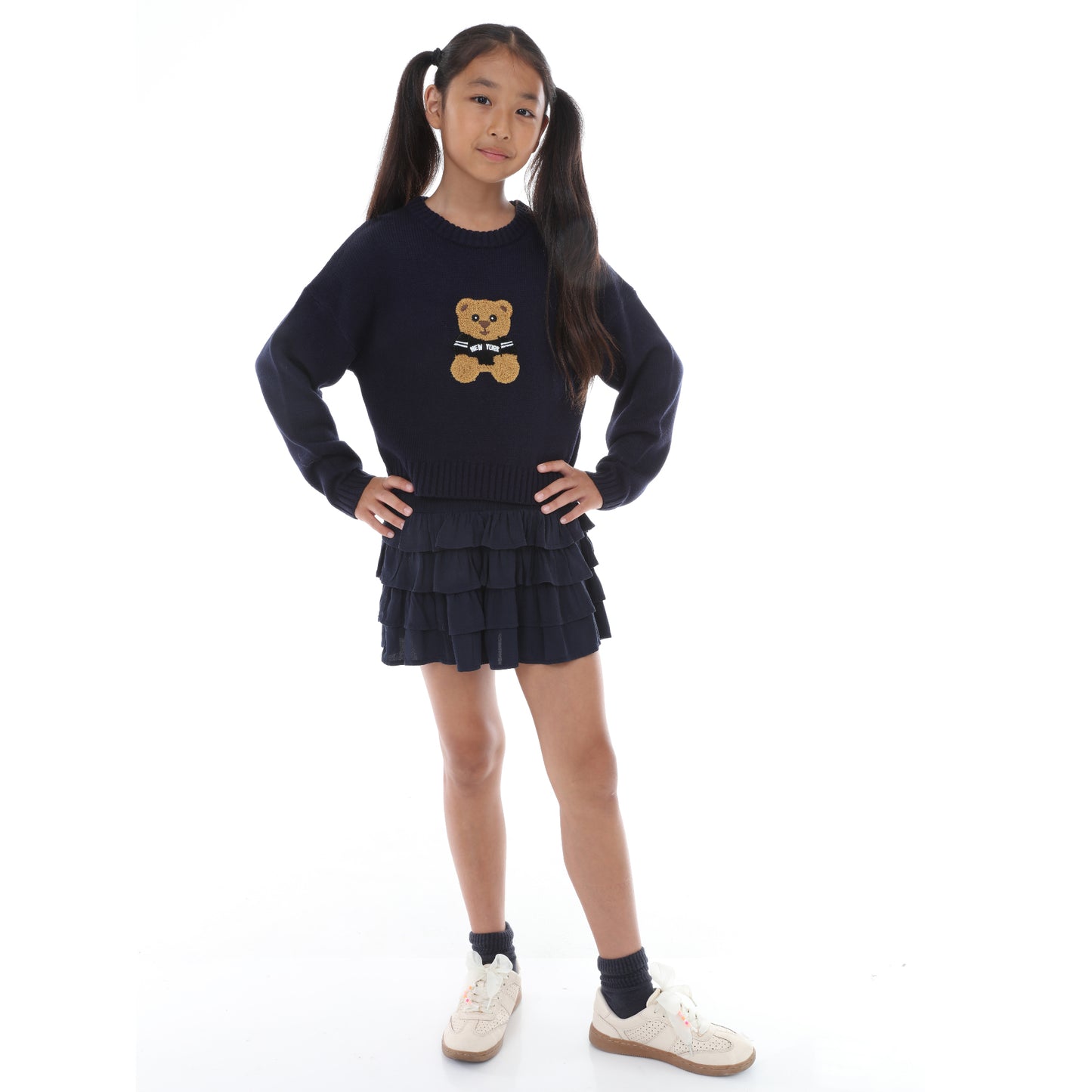 Tween Longsleeve Bear Sweater