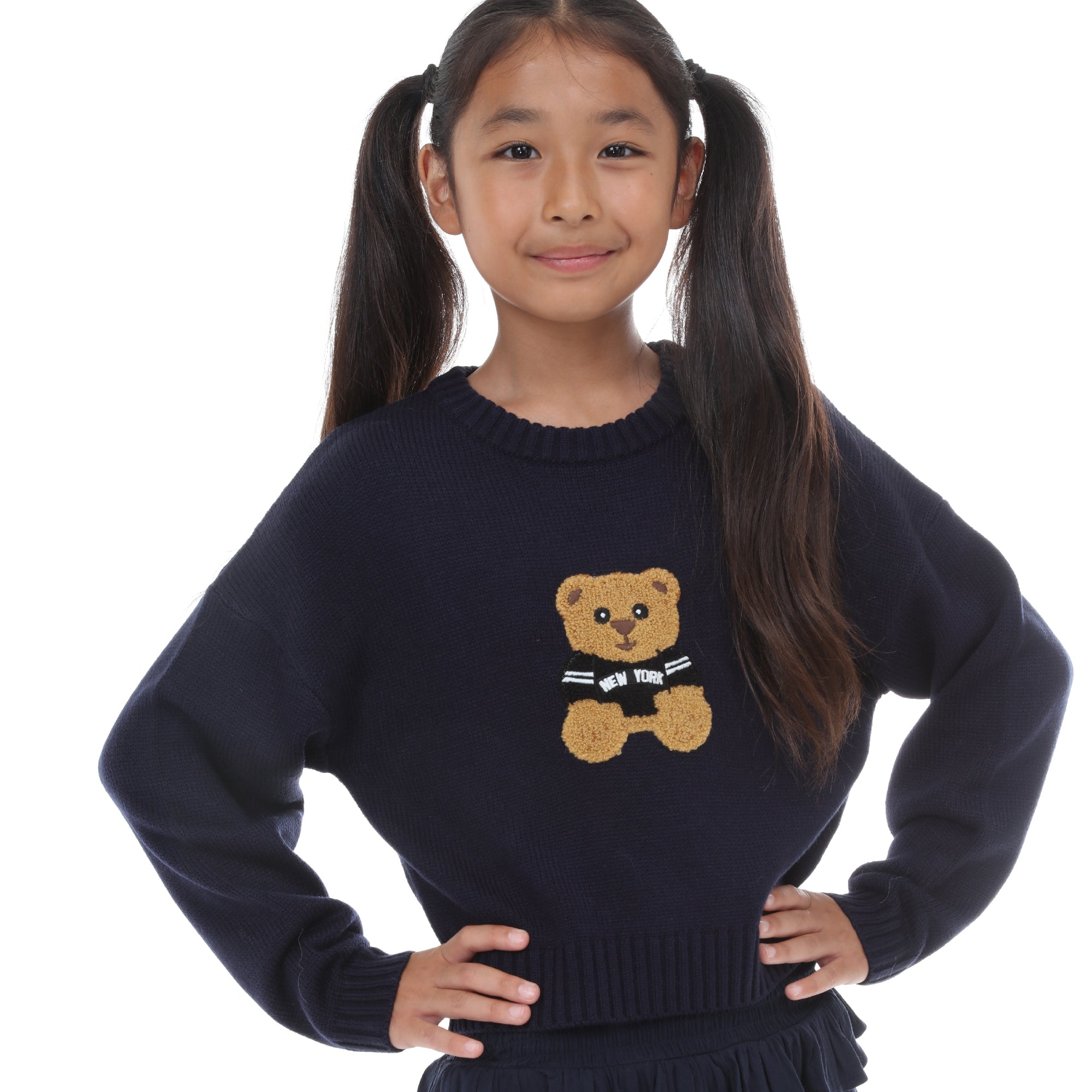 Tween Longsleeve Bear Sweater
