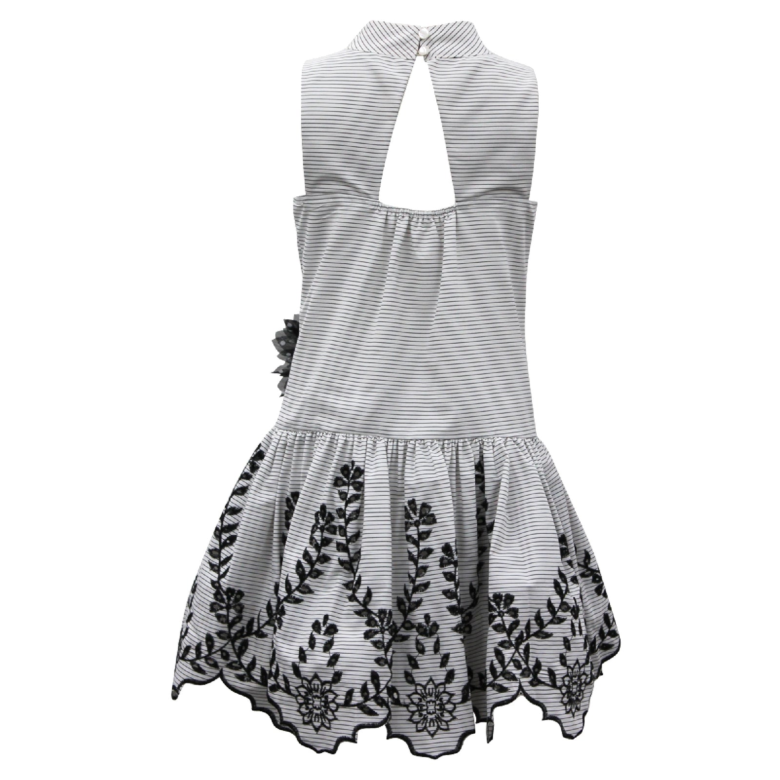 Girls Drop Waist Polka Dot Dress