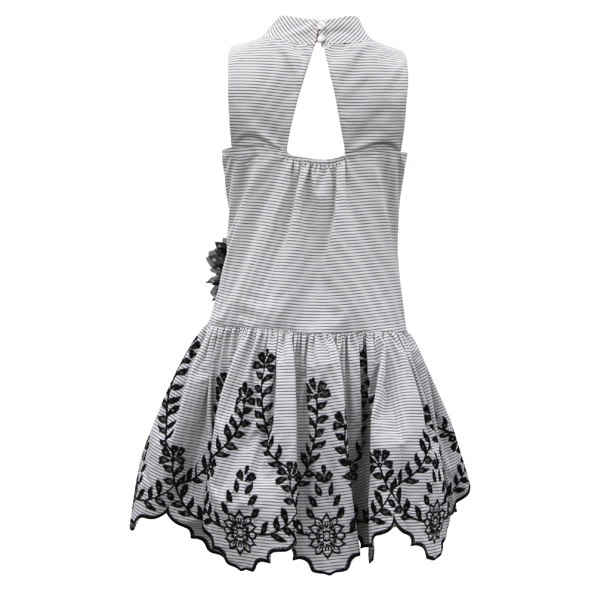 Girls Drop Waist Polka Dot Dress