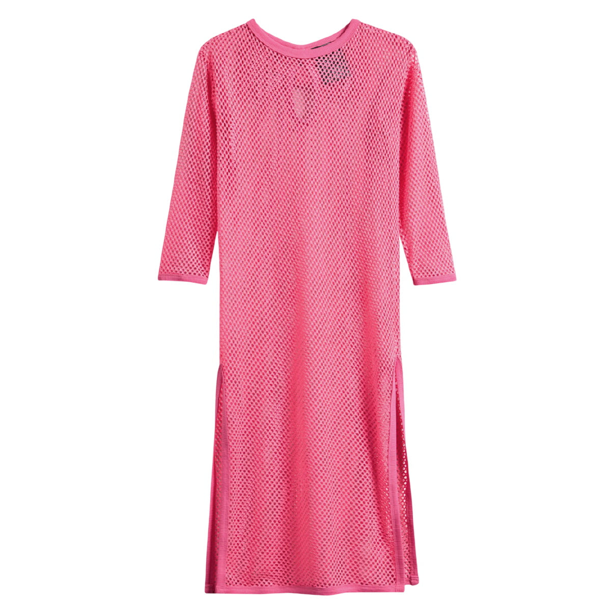 Tween Mesh Long Sleeve Cover-Up Maxi Dress