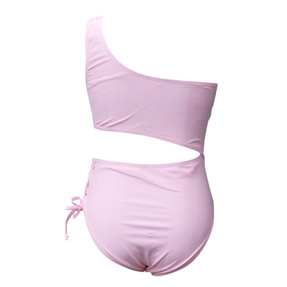 Tween 1 Shoulder Lace Up Side w/Daisy Trim