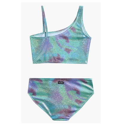 Tween Metallic Two-Piece Swimsuit