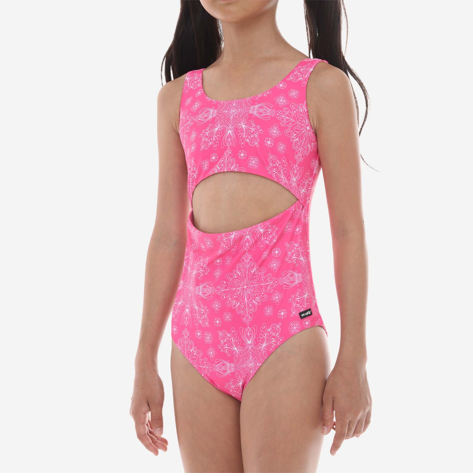 Tween Cutout One-Piece Swimsuit
