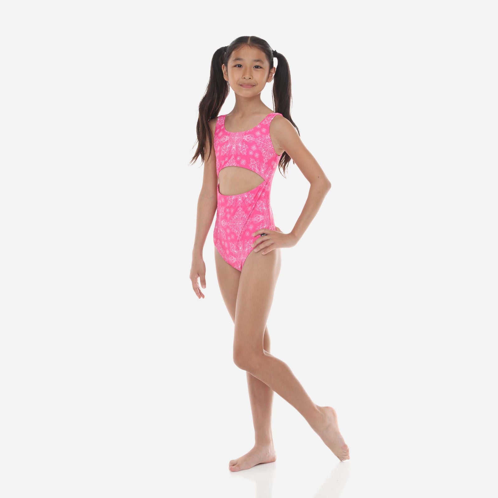 Tween Cutout One-Piece Swimsuit