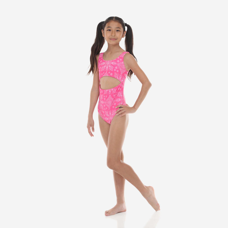 Tween Cutout One-Piece Swimsuit